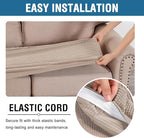 H.VERSAILTEX Super Stretch Individual Seat Cushion Covers Sofa Covers Couch - Image 5