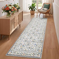 Washable Kitchen Rugs Non Slip 2x6 Hallway Runner Rug Stain Resistant Low Pile by GarveeHome
