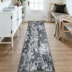 Washable Area Rugs 2x9 Non-Slip Modern Abstract Soft - Image 2