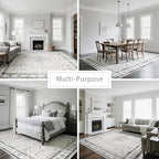 Washable Rugs 8x10 Area Rugs for Living Room, Rugs for Bedroom, Large Carpets - Image 5