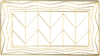 U Brands Hanging File Desk Organizer, Wire Metal, Gold Finish, 8.5" x 11'