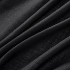 MIULEE Black Linen Curtains 90 Inch Length 2 Panels - Image 4