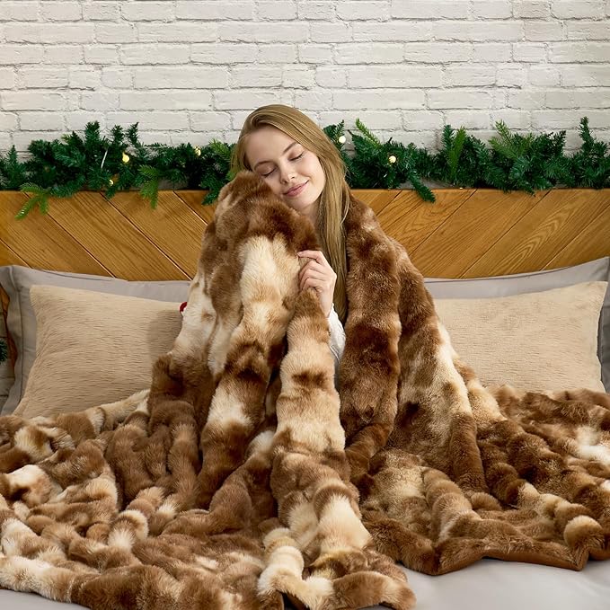 Cozy Bliss Faux Fur Throw Blanket - Image 4