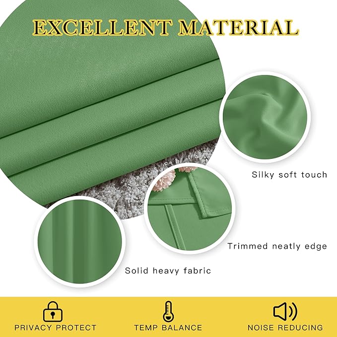 NICETOWN Blackout Draperies Curtains Panels - Image 4