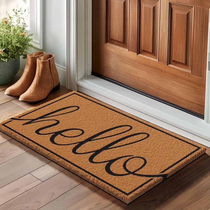 Barnyard Designs Natural Coco Coir Heavy Duty Backing Doormat - Image 4