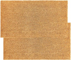 KANKUN Coco Coir Door Mat with Heavy Duty Backing, Welcome Doormat, Doormat by KANKUN
