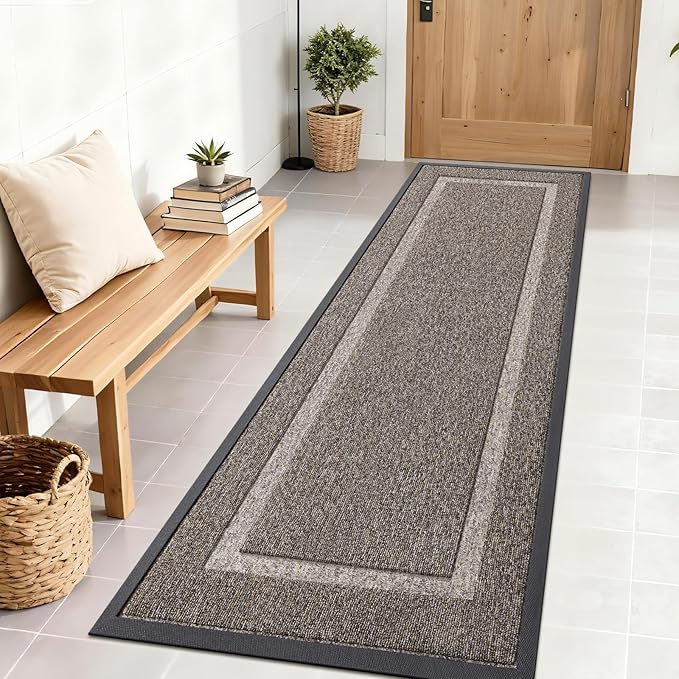 OLANLY Front Door Mat Indoor Outdoor Entrance, Waterproof All-Season, by OLANLY
