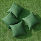 MIULEE Pack of 4 Decorative Throw Pillow Covers Linen Waterproof Pillow Covers - Image 4