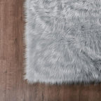 Goolela Grey Fluffy Fuzzy Furry Runner Rug 2x6 - Image 5