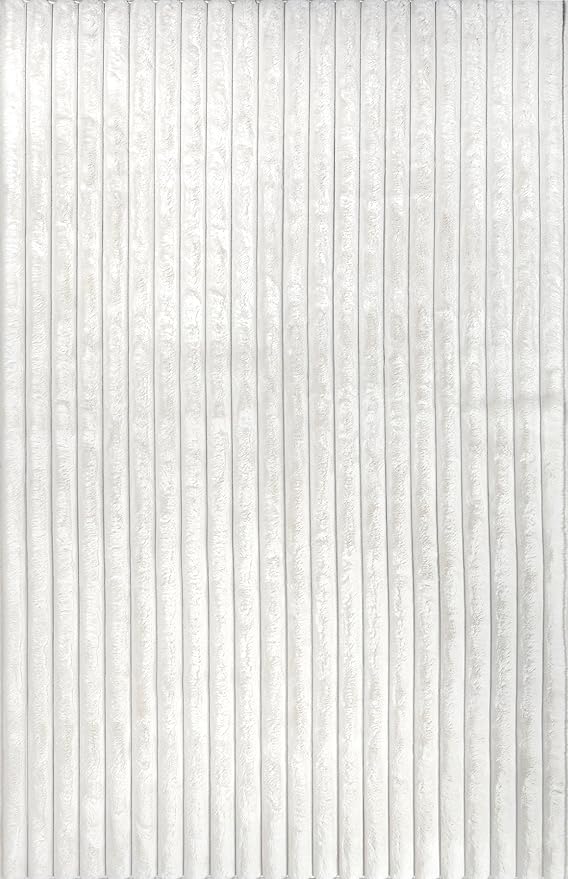 Nuloom SuperiorWash Collection Kai Off-White, Fluffy and Cozy, High Traffic - Image 3