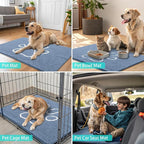 Smiry Dog Door Mat for Muddy Paws, Absorbent Dirt Trapper Non Slip Quick Dry - Image 8