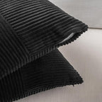 Fancy Homi 2 Packs Black Lumbar Decorative Throw Pillow Covers 16x32 Inch - Image 4