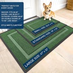OLANLY Front Door Mat Indoor Outdoor Entrance, Waterproof All-Season, - Image 2