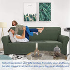 ZNSAYOTX 1 Piece Jacquard Couch Covers - Image 2