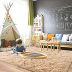 Pionblank Large Area Rug for Living Room 10x14, Fuzzy Modern Shag Rug, Fluffy - Image 4