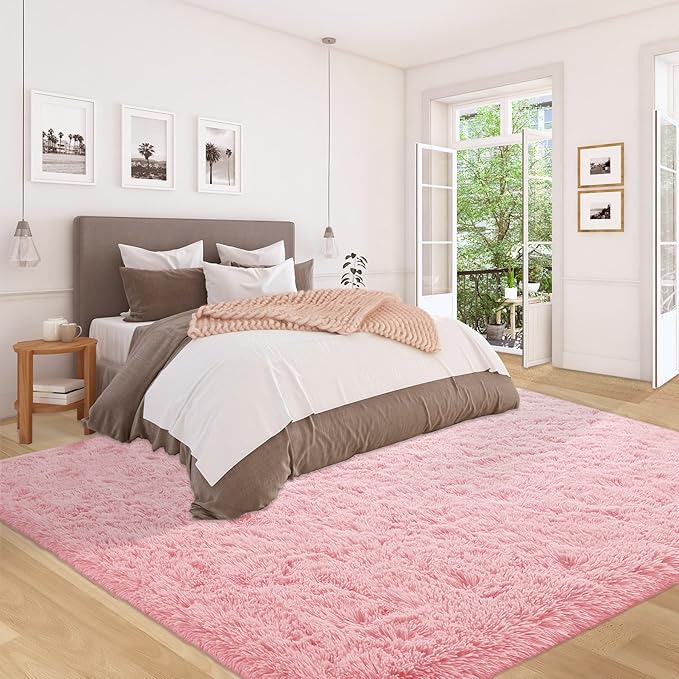 6x9 Area Rug for Living Room: Fluffy Shag Soft Washable Rugs Large Fuzzy Plush - Image 6