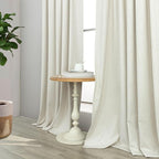 102 Inch Blackout Curtains Cream - Image 8