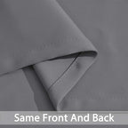 Yakamok Gray Blackout Curtain Panels 96 inches - Image 5