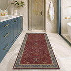 Boho 2x5 Small Kitchen Runners Rugs Non Slip by HazoHaus
