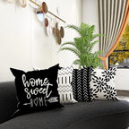 YCOLL Pillow Covers 20x20 Set of 4, Modern Sofa Throw Pillow Cover, Decorative - Image 3
