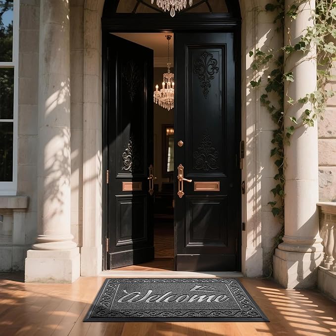 Yimobra Welcome Mat, Heavy Duty Sturdy Door Mats - Image 2