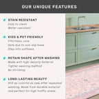 Washable Pink and Blue 6x8 Boho Rugs - Image 7