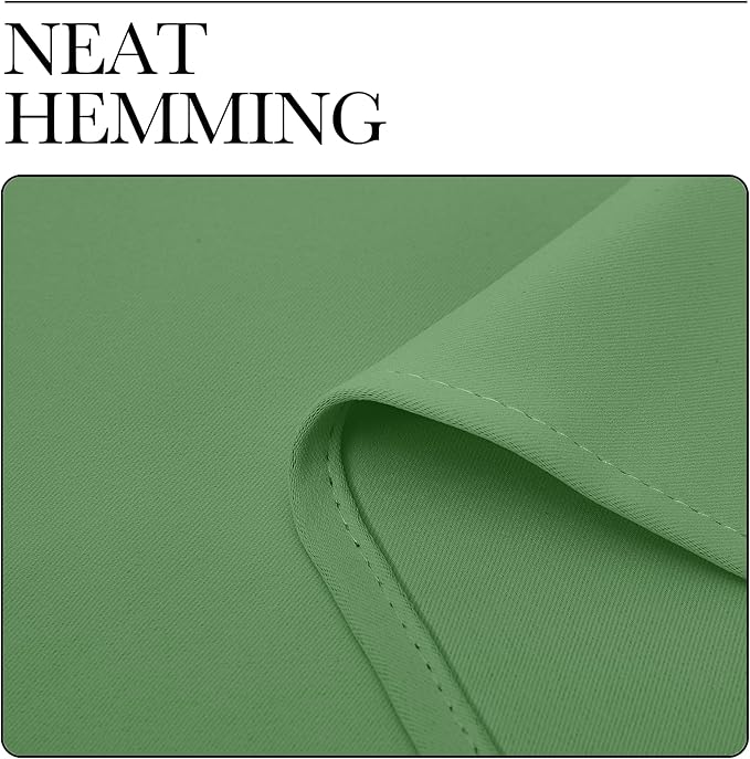 NICETOWN Froest Green Blackout Curtains 48 inches Length - Image 6