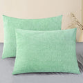 CaliTime Throw Pillow Covers Decorative 20 X 26 Inches Pack of 2 Cozy Chenille by CaliTime