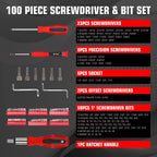 CARTMAN Magnetic Screwdriver Set with Storage Rack