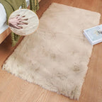 ORINOVA Beige Faux Sheepskin Rabbit Fur Shaggy Rugs by ORINOVA