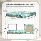 8Pcs Stretch Patio Cushion Covers, Outdoor Couch Covers Replacement, Outdoor - Image 2