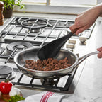 Staub Spatula Spoon with Wood Handle, Multi-Function Kitchen Spoon