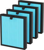 4 Pack MK07 Air Filter Replacement Compatible with AROEVE MK07 Air Purifier