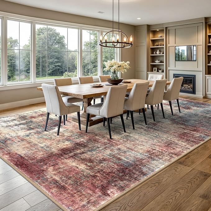 IOHOUZE Abstract Area Rugs 9x12 Ft Washable Large Rugs - Image 2