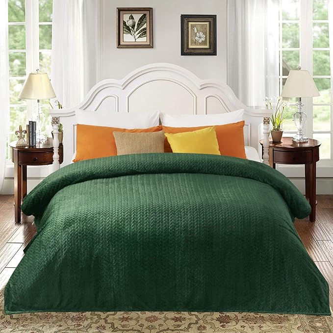 inhand Fleece Blanket for Bed, Super Soft Flannel Cozy King Bed Blanket for - Image 5