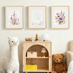upsimples 16x20 Picture Frame Solid Wooden, Nursery Wall Frames Set of 3