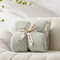 Snuggle Sac Heather Sage Green Throw Blanket by SnuggleSac