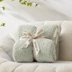 Snuggle Sac Heather Sage Green Throw Blanket by SnuggleSac