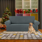 KEKUOU Stretch Loveseat Sofa Cover Slipcover, Couch Covers - Image 2