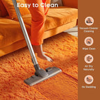 Ophanie Orange Rugs for Living Room Bedroom, 5x8 Fluffy Fuzzy Furry Carpet - Image 6