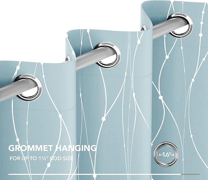 Deconovo Blackout Curtains, Thermal Insulated Soundproof Grommet Drapes - Image 7