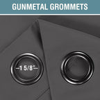 H.VERSAILTEX Blackout Grey Curtains - Image 8