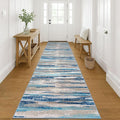 Lansny Modern Abstract Runner Rug 3x12 by lansny