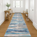 Lansny Modern Abstract Runner Rug 3x12 by lansny