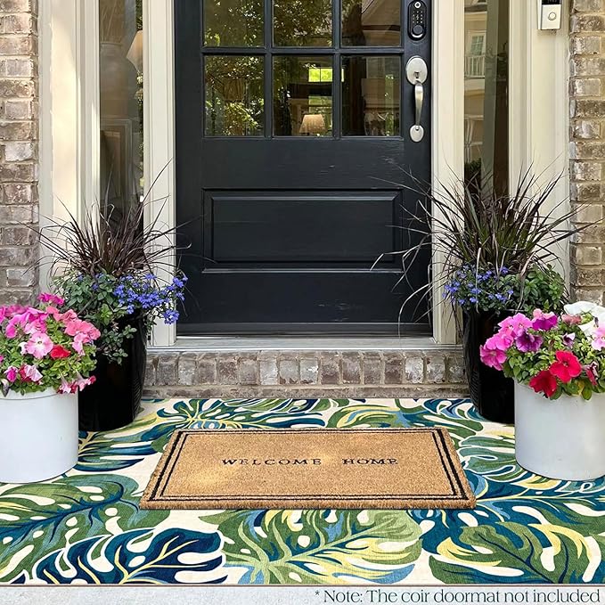 3x5 Botanical Entry Rug - Image 4