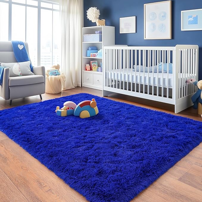 Rugs for Bedroom 4x6, Soft Shaggy Modern Shag Area Rug for Living Room - Image 2