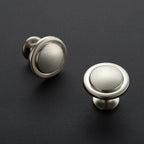 Ravinte Brushed Nickel Cabinet Knobs Zinc Drawer Knobs, 1-1/4 Inch, 30 Pack