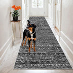 2x8 Washable Kitchen Runner Rug: Modern Moroccan Runners - Image 2