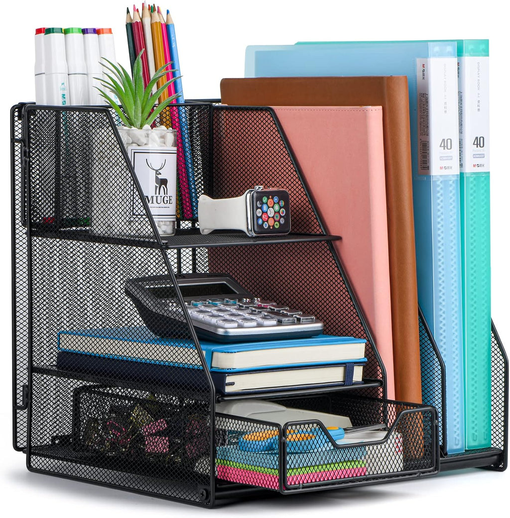 Topwey 7 in 1 Desk Organizer and Accessories