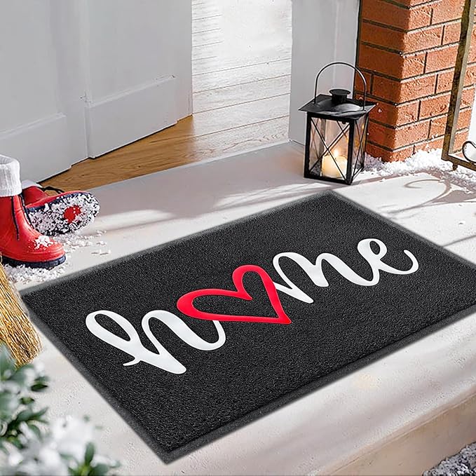 EARTHALL Door Mat Outside Inside Home Doormat, Durable Floor Mat Non Slip Mat by EARTHALL